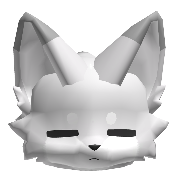 Sleepy White Kemono Fox