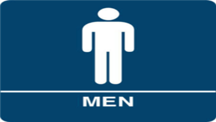 Men bathroom sign Roblox decal