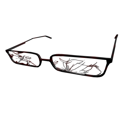 blood stained shattered glasses