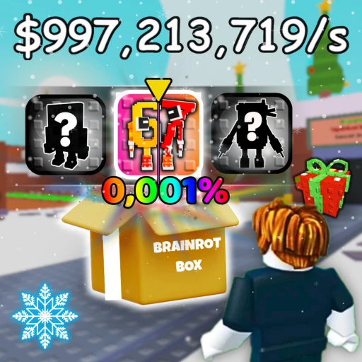 Thumbnail for [🎄] Open a Brainrot Box Game