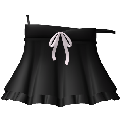 ♡ offshoulder babydoll dress in black w pink bow