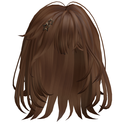Star Clip Layered Hair - Brown