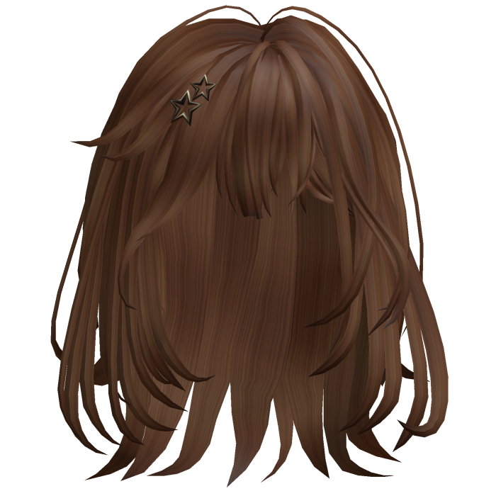 Star Clip Layered Hair - Brown