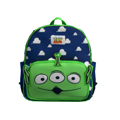 Green Alien backpack Roblox item