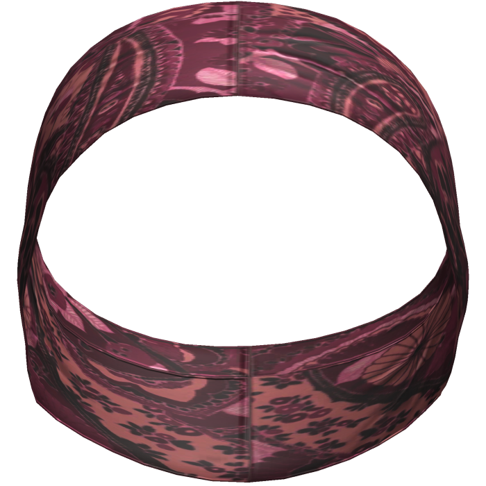 Chic Clean Girl Elastic Headband (Maroon)