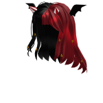 Black and Red Vampire Hair