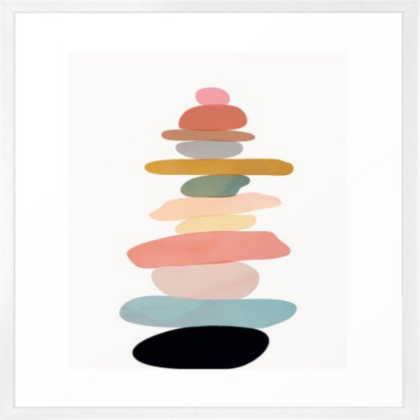 pastel stacked pebbles Roblox decal
