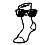 Socken am Start