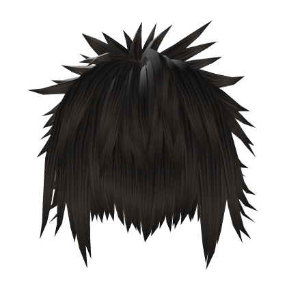 Shaggy Spiky Emo Dark Hair Roblox item