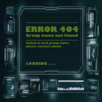404 Group Name not Found