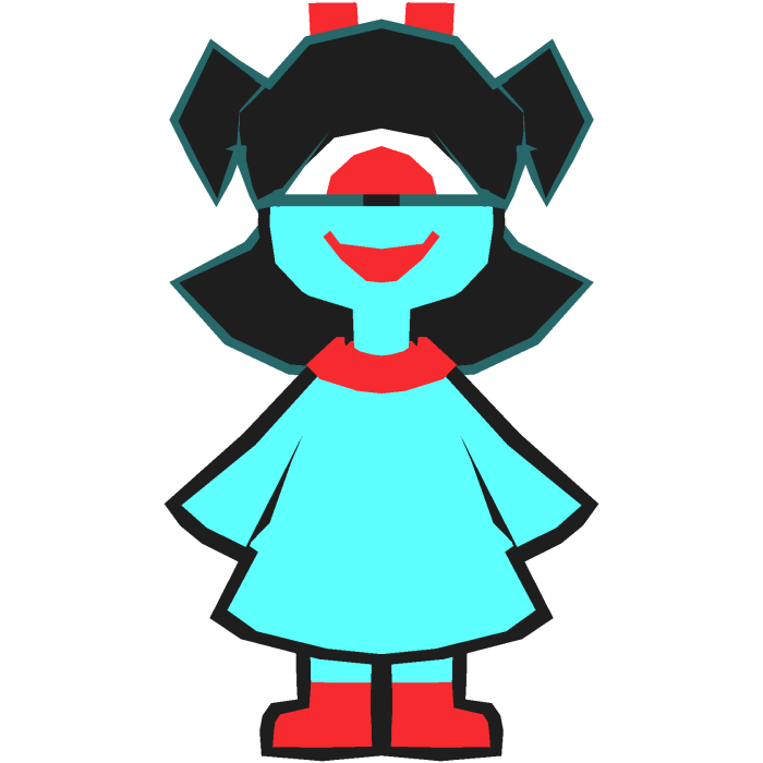 Aqua Shoulder Pal - DELTARUNE