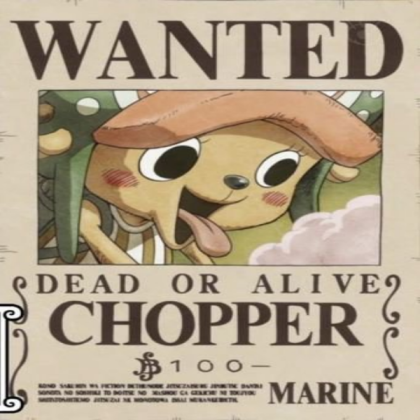 Chopper wanted poster Roblox decal