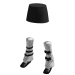 Adorable black and White heart skirt