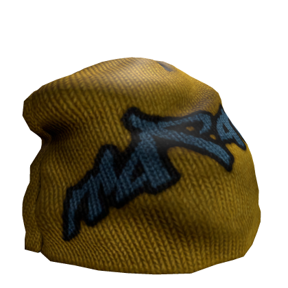 yellow graffiti beanie #swagskool