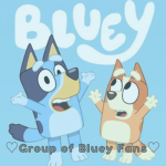Group of Bluey Fans