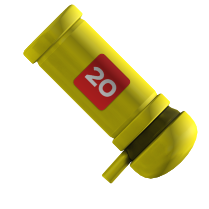 Yellow Confetti Cannon Addon Roblox item