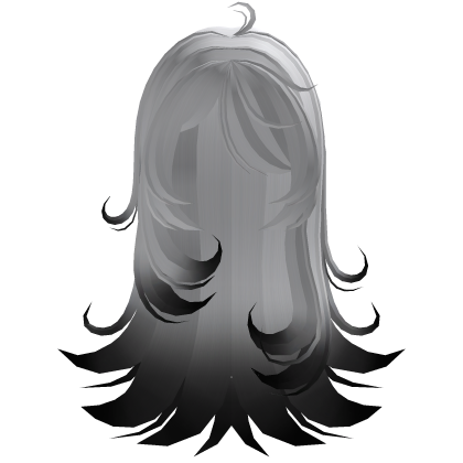 zZz .. white ombré messy long sleepy princess hair