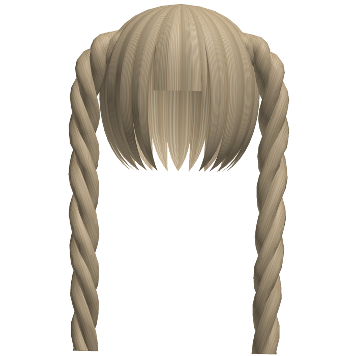 Rope blonde twisted pigtails 
