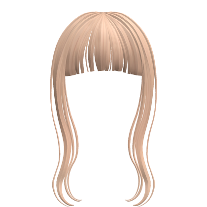 Long Straight Bangs(Blonde) Roblox item