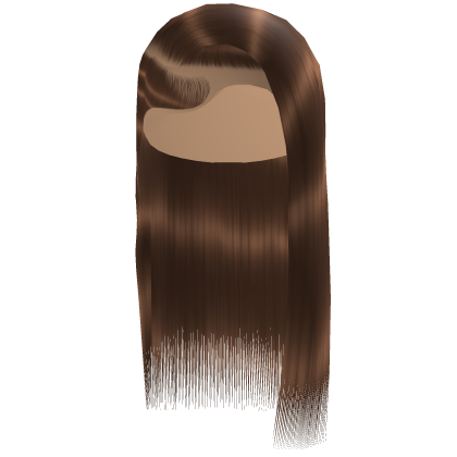 Shiny Straight Long Scalp Hair In Brown  Roblox item