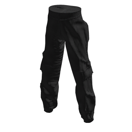 Black Y2K Cargo Pants