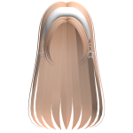 Pretty Hair w Headband & Earrings (Blonde)