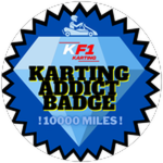 KF1 KARTING ADDICT BADGE