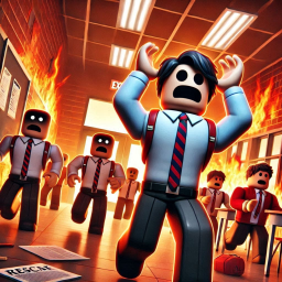Wait In Line To Escape School!