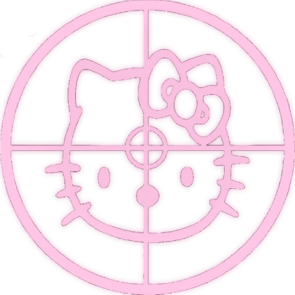 hello kitty crosshair Roblox decal