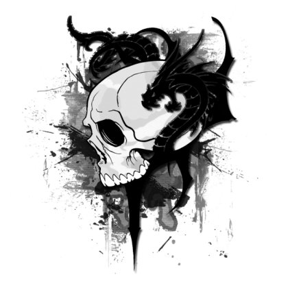 skull dragon graffiti by TheBadWolfStudio Roblox decal