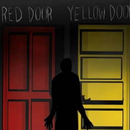 red door yellow door any color door icon