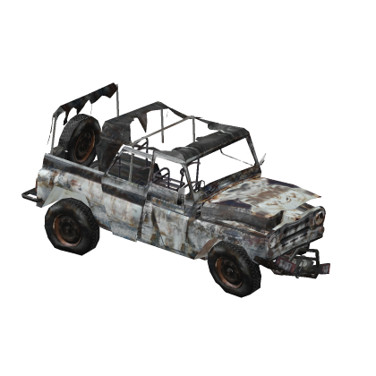 [✨⭐] Ussr Army Broken Jeep Decor Military Vehi