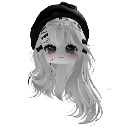 Y2K Fluffy Star Beanie Hair | Roblox Item - Rolimon's