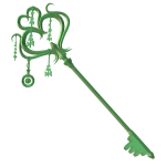Green Heart key 