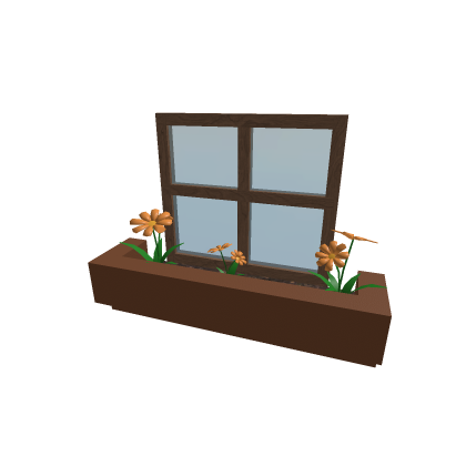 Window with flower pot
