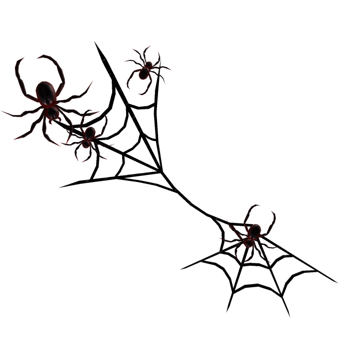 Black n Red Spider Body Web