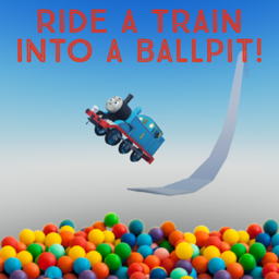 Ride A Train Into A Ballpit!