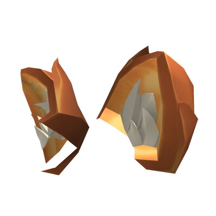 Orange Animal Ears