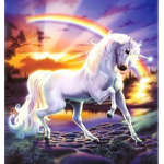 Unicorn rainbows and clouds