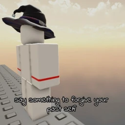 Say something to forgive your past self icon