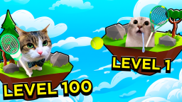 🎾 Cat Playing Tennis Simulator