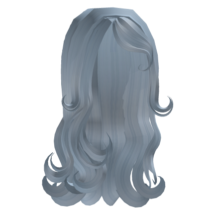 Light Blue Curled Hair Roblox item