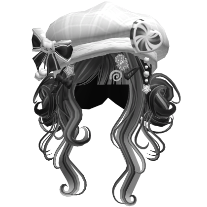 ♡ Christmas Swirly Wispy Buns (Grey)