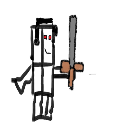 classic DJ killer painting  Roblox decal