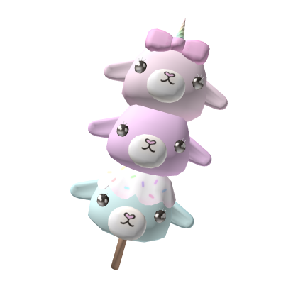 🦙🦄 kawaii pastel unicorn alpaca mochi back