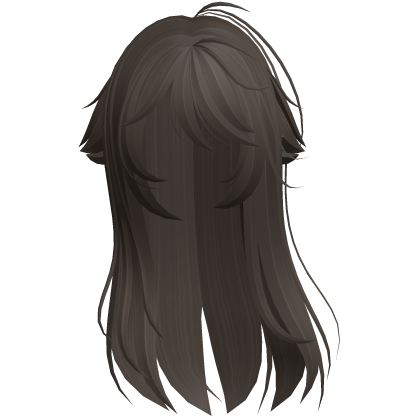 Dark Brown Shy Moe Cat Girl Windy Whispy Hair
