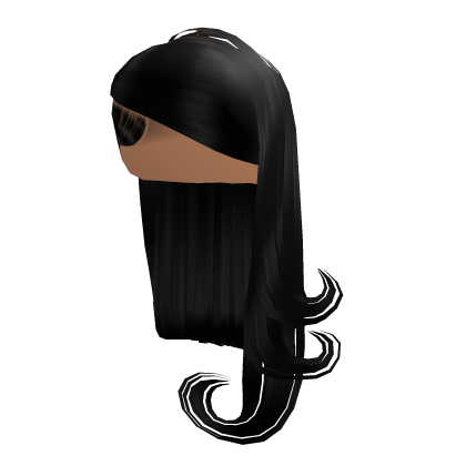 Curled Sidepart [Black]