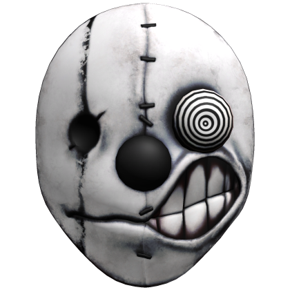 crazy emo clown mask