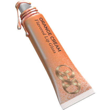 Baddie Makeup Orange Cream Dripping Lipgloss