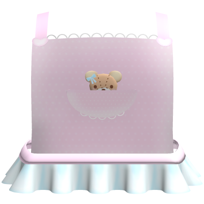 ♡ : Cute Pastel Pink Bear Garden Overalls